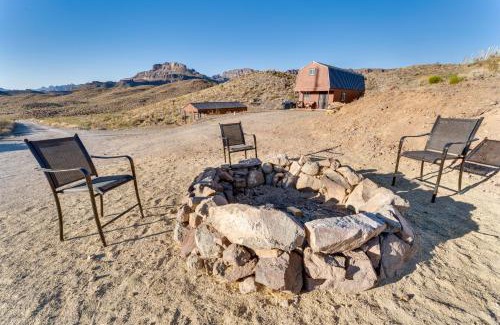 Oatman Apartment | Oatman Studio with Fire Pit Near Bullhead City!