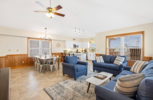 Sea Retreat House | OBX Family Retreat*Oceanview*Hot Tub*EV🔌*Direct Beach Access*FastWIFI.