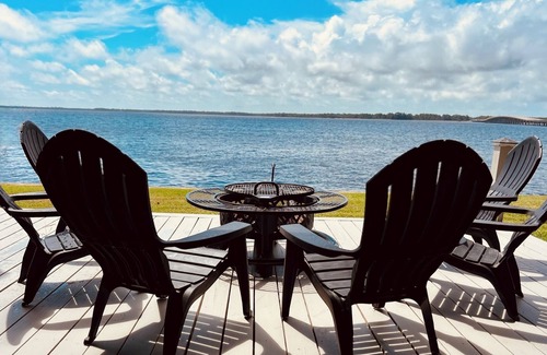 Panacea House | Ocean & Bayfront Home with Pool, Golf Cart, Tennis Court & Free Amenities
