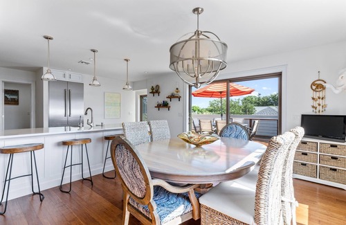 Fire Island House | Ocean Beach 4Bed 2.5Baths Luxury Kitchen Spacious Decks Swim Spa Outdoor Shower