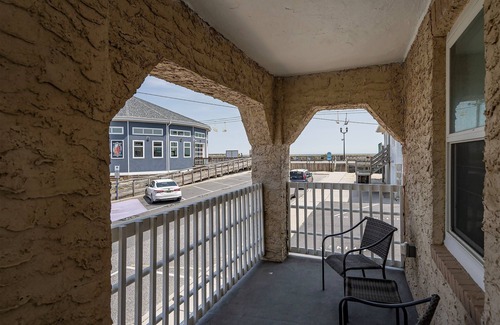 Seaside Heights Condo | Ocean Block Haven: Stylish 1BR Retreat with Beach Badges next to the shore store