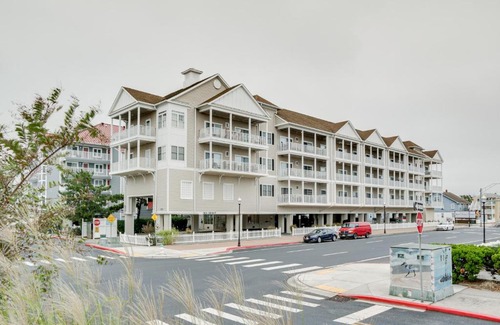 Ocean City Apartment | Ocean City Condo Covered Deck, Walk to Boardwalk!