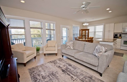 Indian Beach Condo | Ocean Club P104, Soundfront Condo in Indian Beach, NC!