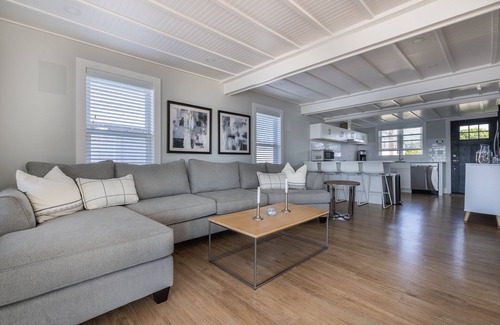 Milford House | Ocean Front Beach Home: Walk out back door to ocean in steps. Unparalleled views