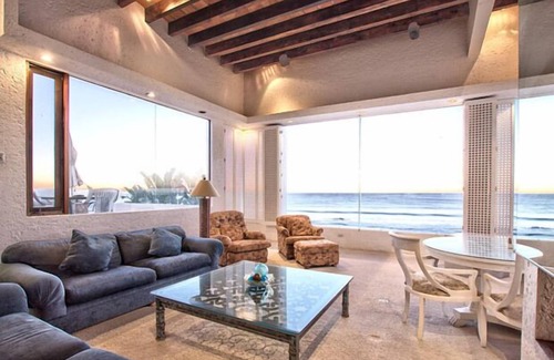 La Fonda House | Ocean Front - Private Land on Peninsula - Private Resort - Sandy Beach