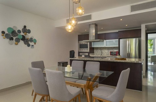 Cancun Apartment | Ocean front resort, Andalucia Mareazul, Private Walkout pool