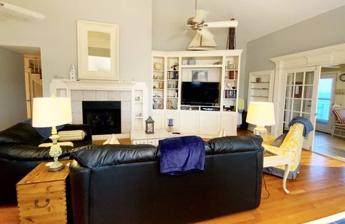 Beachwalk House | Ocean Front Beach House with Golf Cart and Elevator! Pets Welcome!
