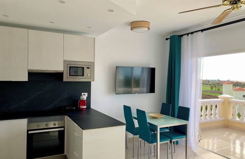 San Miguel de Abona Apartment | Ocean & Golf Vista Retreat