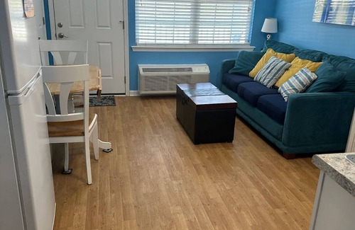 Atlantic Beach Apartment | Ocean Sands Condo - Steps Away to a Private Beach - Linens Included