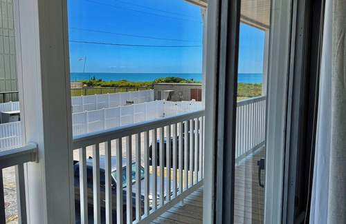 Atlantic Beach Condo | Ocean View Condo Private Beach Access Pool WiFi Kitchen BBQ