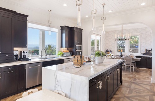 Playa Del Rey House | Ocean View Escape with Private Hot Tub, Gourmet Kitchen, Fireplace, Fitness Room