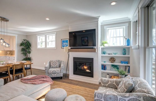 Seabrook House | Ocean-View Getaway -Chefs Kitchen, Private Hot Tub, Dog Friendly, Double Patio