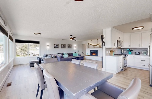 Tolovana Park House | Ocean-view home - dog-friendly, private W/D, four fireplaces - steps to beach