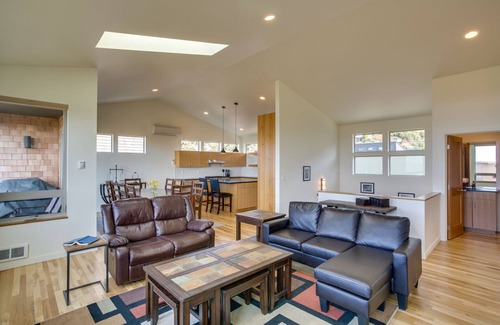 Yachats House | Ocean View of Rocky Shore! Dog Friendly! Yachats!