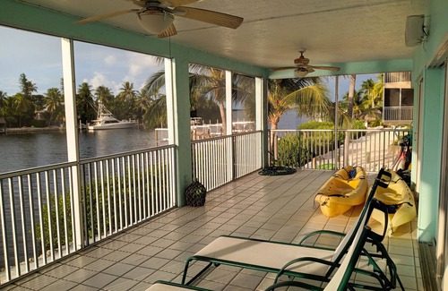 Lower Matecumbe Key Condo | Ocean View with protected dock on lagoon with private boat ramp