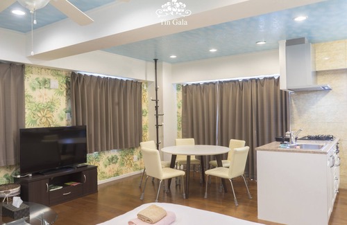 Onna House | Ocean Villa Tin Gala 201 ★Beachside ★Free Wi-Fi ★Free parking lot ★BBQ available