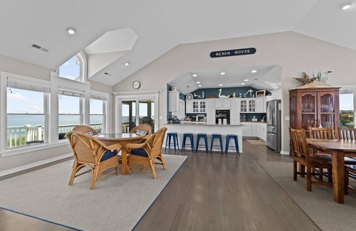 Southern Shores House | Oceanfront 5 bedroom Southern Shores home with private pool, hot tub, elevator, and keyless entry