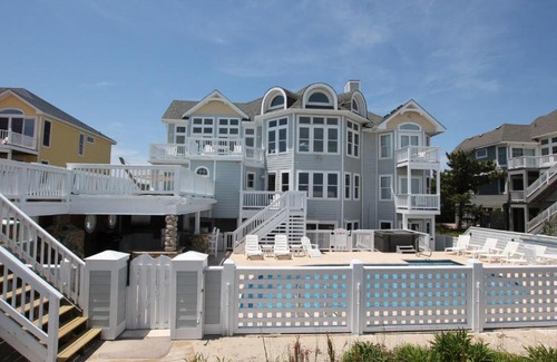 Pine Island House | OCEANFRONT, 9 BRs, Private Pool, Theater Rm, Rec Rm, Ocean Views, PI134, Heavenly Dayz