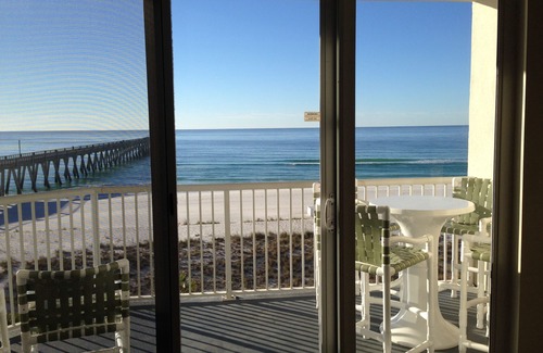 Navarre Beach Condo | Oceanfront Condo. Week of Sept 27 - Oct 4 available. Email for Special Rate!