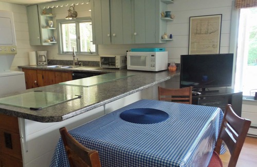 Phippsburg House | Oceanfront cottage facing Fort Popham near Popham Beach.