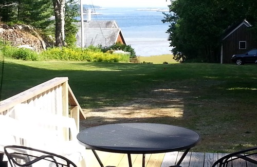 Phippsburg House | Oceanfront cottage facing Fort Popham near Popham Beach.