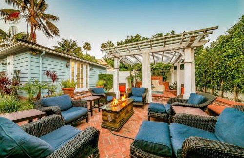 Village of La Jolla House | Oceanfront Dog Friendly Home with Waterfront Porch, Gas Grill, Hot Tub & Fire Pit