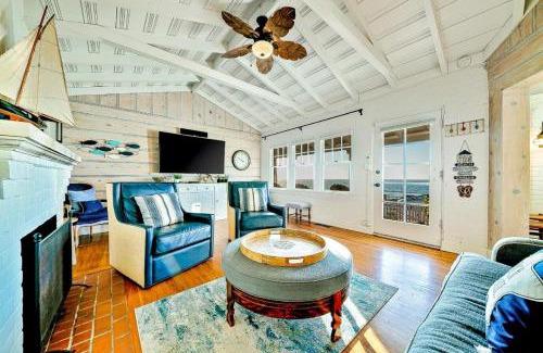 Village of La Jolla House | Oceanfront Dog Friendly Home with Waterfront Porch, Gas Grill, Hot Tub & Fire Pit