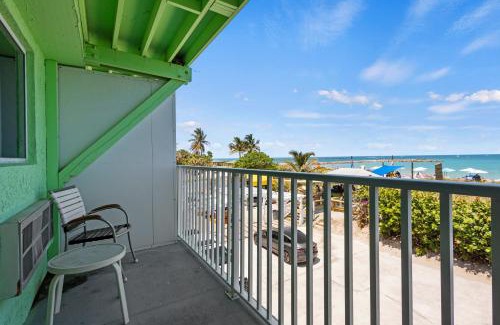 Fort Pierce House | Oceanfront Inn Room #19- Ocean View Balcony King Bed