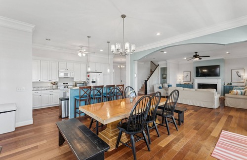 Folly Beach House | Oceanfront luxury! Large screen porch, Open decks, Direct beach access