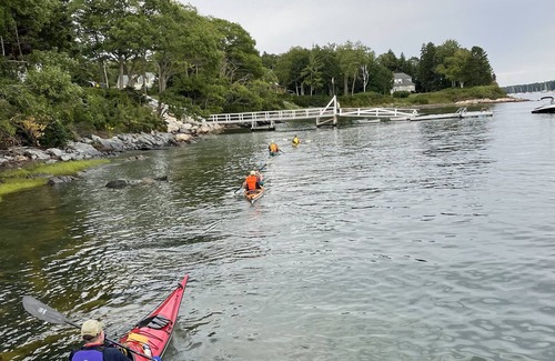 Mid-Coast and Islands Cottage | Oceanfront Maine Cottage w/ Shared Dock. Mere Point Peninsula; near Brunswick