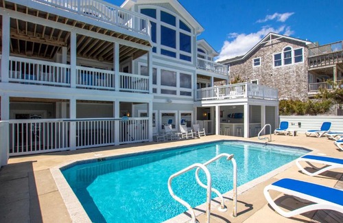 Carolina Dunes House | OCEANFRONT, Ocean Views, Pool, ELEV, H Tub, Dogs Welcome, CD1, A Great Place