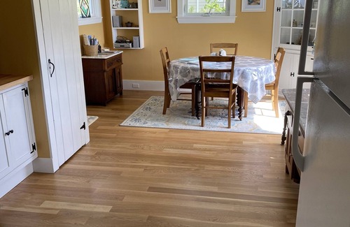 New Harbor Cottage | Oceanfront on John's Bay with Private Beach 50 feet from Cottage, New Harbor.