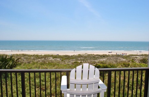 Litchfield by the Sea Condo | Oceanfront townhome style condo with direct ocean views within Litchfield By the Sea.