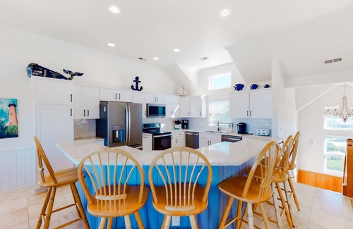 Ocean Hill House | Oceanside dog-friendly home w/private pool, hot tub & rec room with pool table