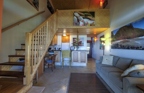 Hana Condo | Oceanview #206 at Hana Kai Maui - Lofted Studio, Upper floor, Great View!