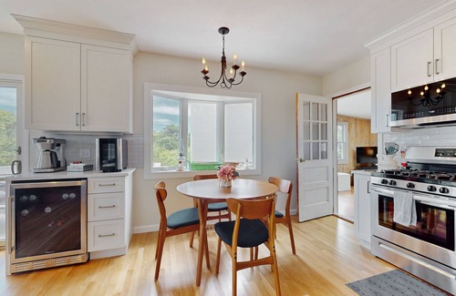 Bourne House | Oceanview Buzzards Bay getaway w/wraparound deck - steps to the Beach