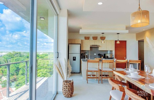 Villa Juarez Condo | Oceanview Penthouse | Private Pool | BBQ | Gym