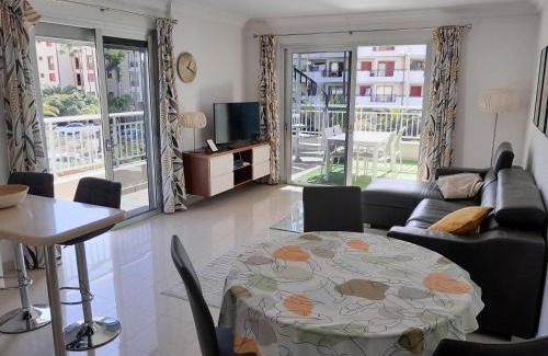 Palm-Mar Apartment | Oceanview Sundeck San Remo Apartment with garage