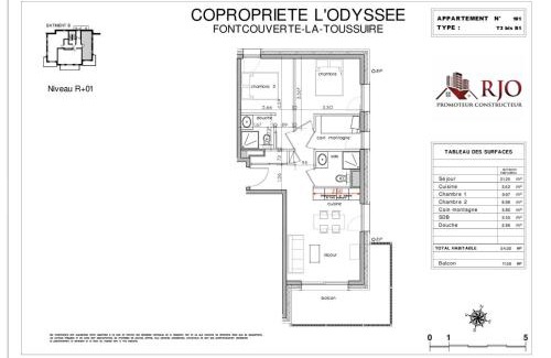 La Toussuire Apartment | ODYSSEE B101 - Appartement traversant sur les pistes