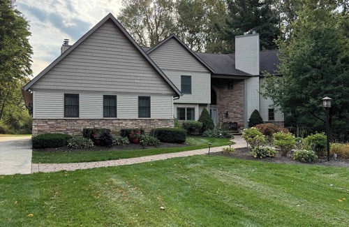 South Haven House | Off The Hook Spacious Home with Pool, Firepit, Large Yard