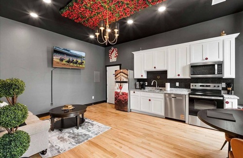 Frankfort Apartment | Off to the Races Retreat - Hidden Clues Inside