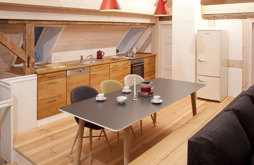 Neuendorf Apartment | Old schoolhouse Panorama apartment