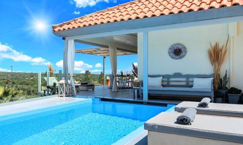Vathi House | Olivengrüne Villa Mit Privatem Beheiztem Pool