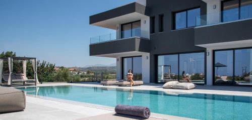 Stavromenos Villa | Omnia Luxury Villa, 100m2 Pool, Whirlpool & Gym, By ThinkVilla