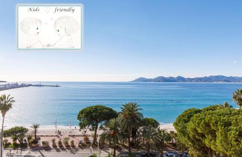 Cannes Apartment | On La Croisette deluxe 2 bedrooms 2 baths