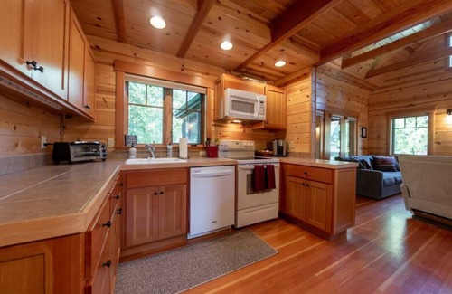 McKenzie Bridge Cabin | On the River! Wooded Bliss Riverfront Sanctuary on the Mckenzie River