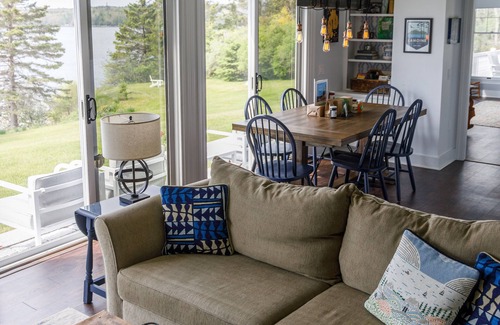 Lamoine Beach House | On the water, SPECTACULAR mountain/ocean views. Close to Acadia National Park.