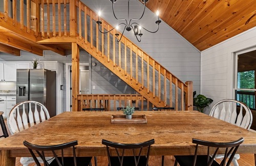 Morganton Cabin | Once Upon an Oak Ledge - Pet Friendly | Hot Tub | Mtn View | Game Room