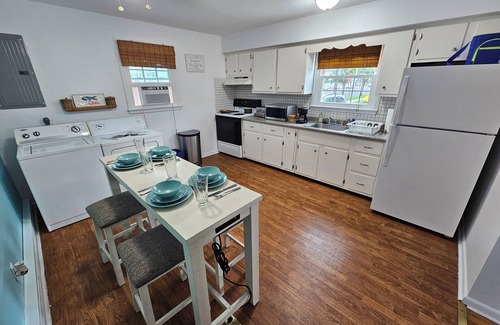 Brigantine Condo | One block from the beach! Cozy beach condo near restaurants and shopping.
