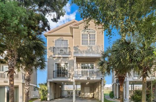 North Myrtle Beach House | ONE More Cherry on Top - 5BR-4BA Marshfront- Heated Pool, Hot Tub, Elevator, Sleeps 14